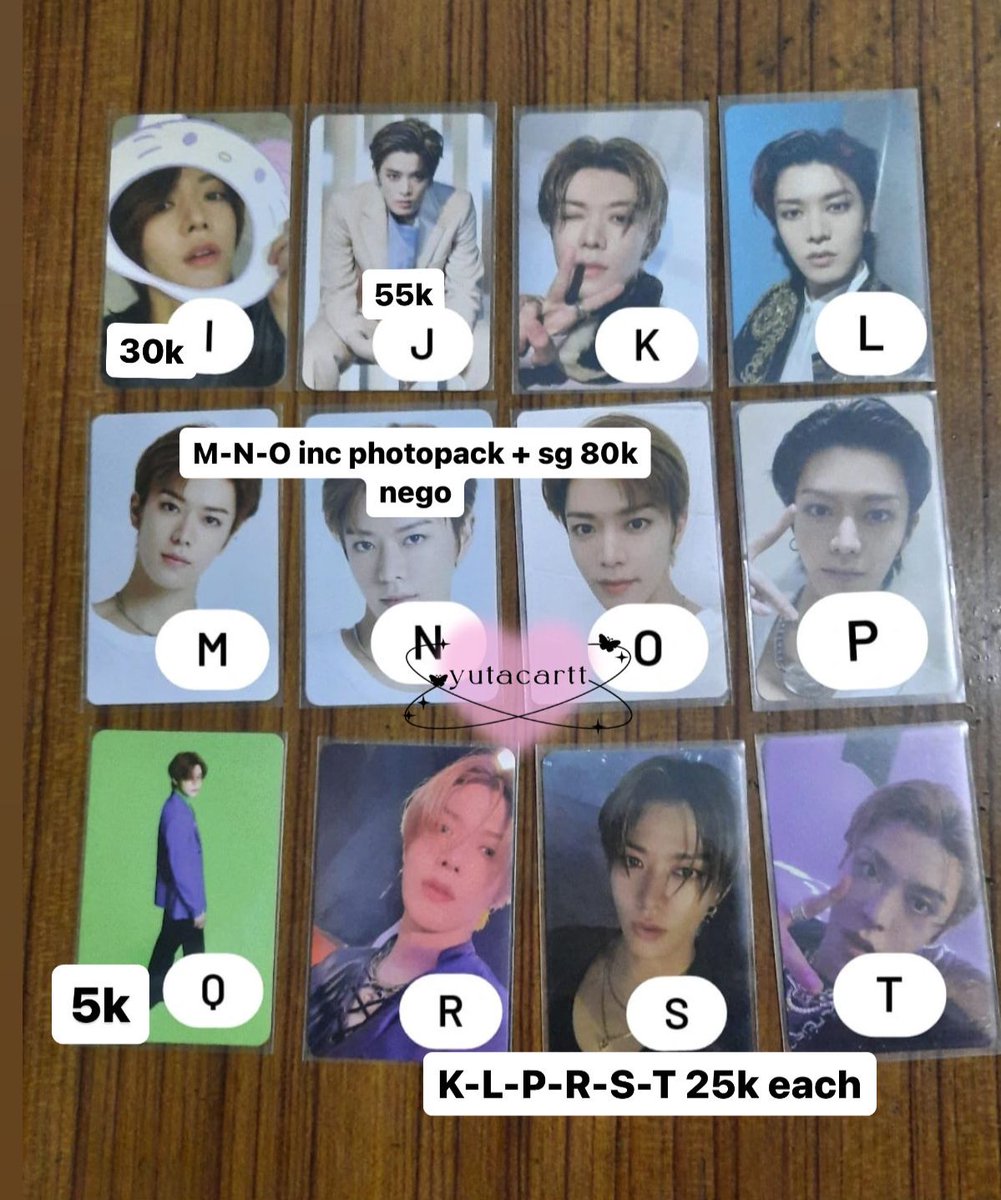 calantheia's tweet photo. wts want to sale - aab pc nct yuta mark haechan johnny chenle jaemin jeno

☆  price inc all (packing+adm)
☆  req co live shopee ✅️

dom sby https://t.co/r8ffEongCM