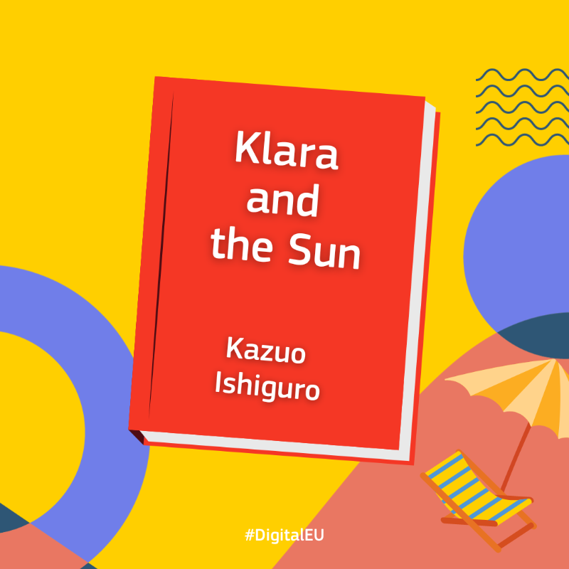 DigitalEU's tweet photo. 🏖 Getting ready for the summer?

📚☀️ Whether you're packing your suitcase, beach bag or just going to relax in your own backyard, a good book can help you feel like everyday is a holiday.

↔️ Swipe to check our #DigitalSummerReading of the week focusing on #AI &amp; robotics.
