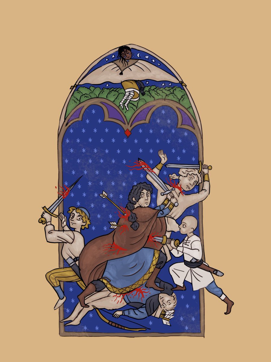 _sphynx7's tweet photo. hello new #Δ帽子 followers, here are some drawings of Dagda I made ⚔️ https://t.co/HNjZybwD1L
