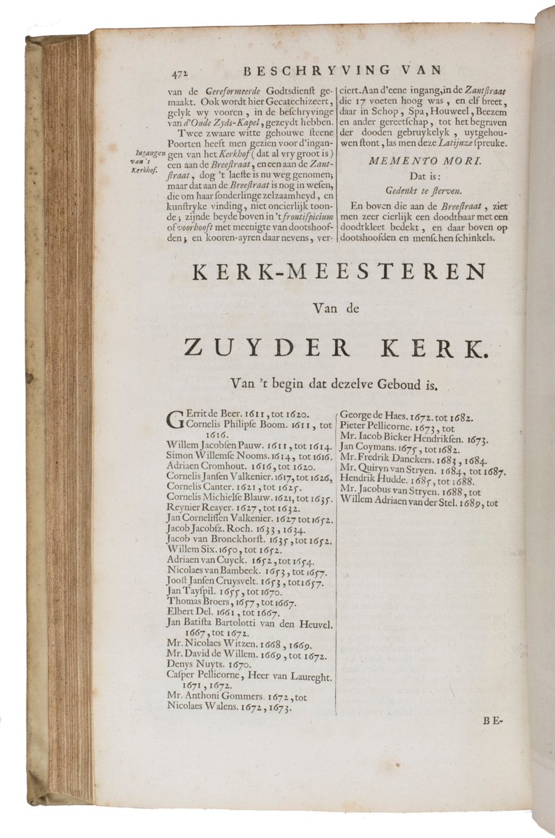 amsterdambooks's tweet photo. The #Zuiderkerk, where #Amsterdambookfair will be held on October 13-14, was built between 1603-1614. 

This #engraving &amp; short description found in 2nd editon (1726) of Caspar Commelin's classic #history of #Amsterdam (from collection @ForumRareBooks). 

#rarebookfair #rarebooks https://t.co/A6tTiynX1H