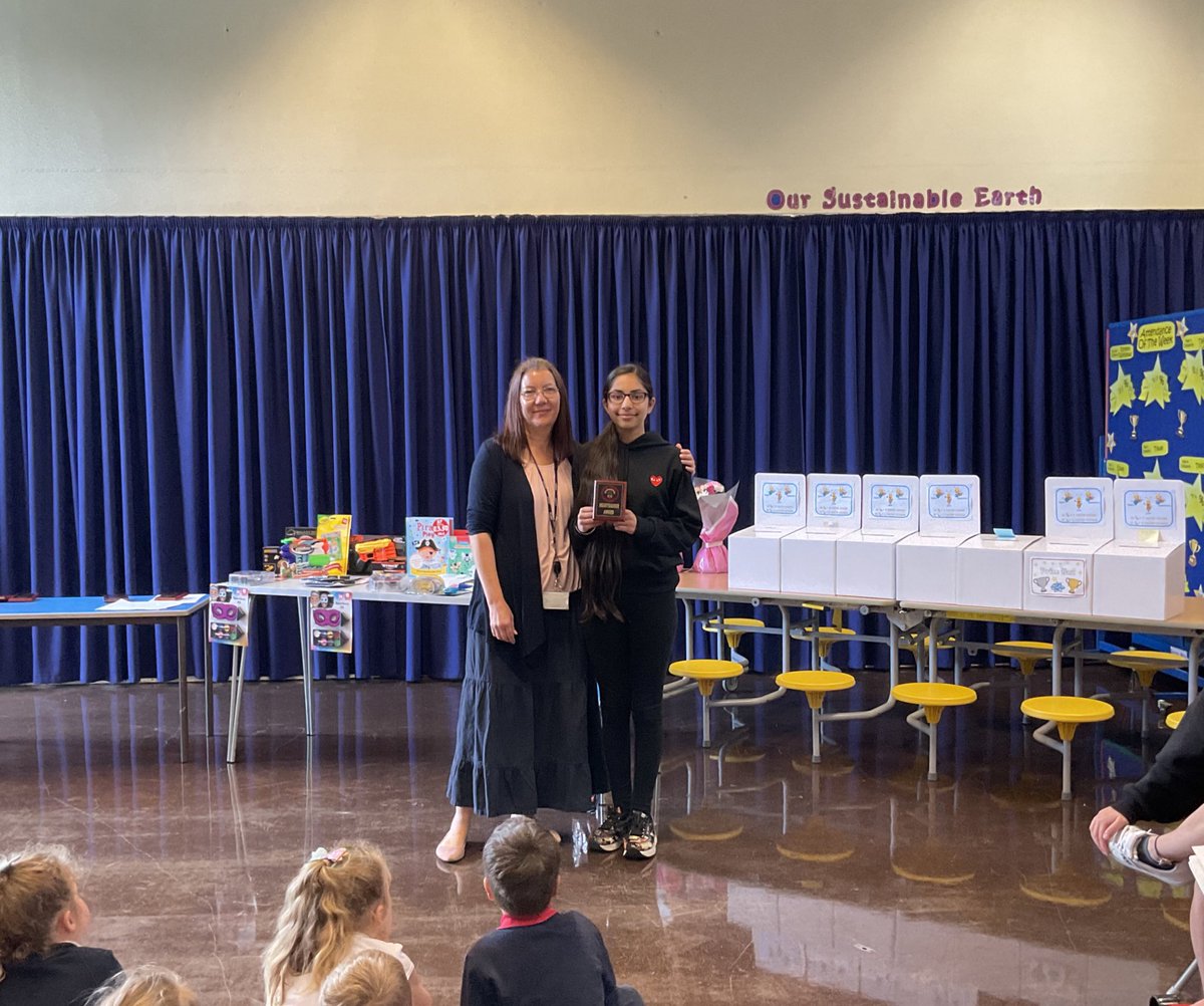 One of our ‘Headteacher Awards’.  Austin S was the other winner 🏆. 
#daiawn #llongyfarchiadau