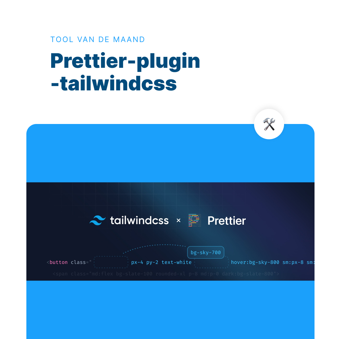 🛠️ Tool van de maand - prettier-plugin-tailwindcss 

Een handige tool voor TailwindCSS liefhebbers: een Prettier-plugin die classes automatisch sorteert.

➡️ tailwindcss.com/blog/automatic…

#frontend #css #tailwind