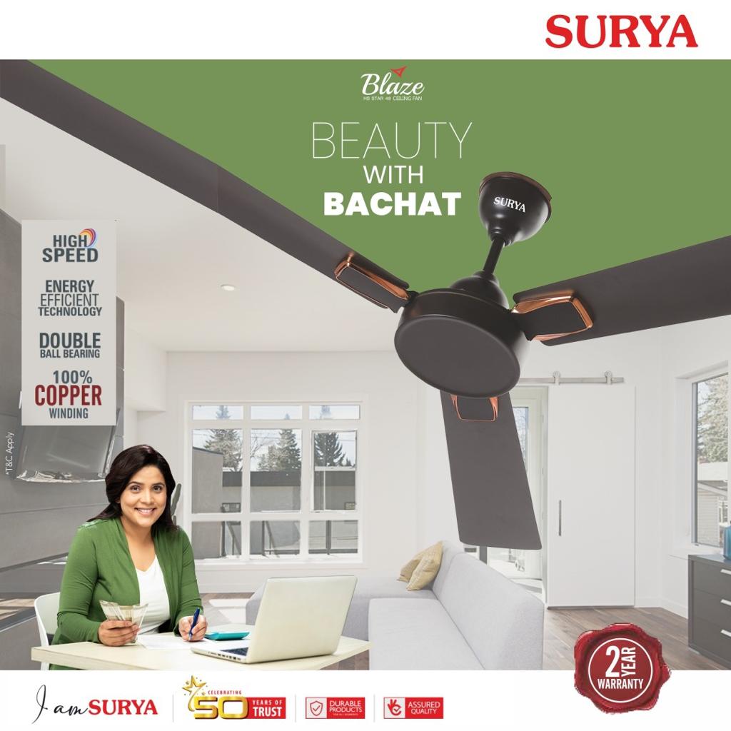 surya_roshni's tweet photo. Enhance the look of your home with a beautiful Blaze fan from Surya and save a lot more on electricity.
Visit us at- https://t.co/NtMAl0lA9W
#fans #surya #suryaroshni #suryaappliances #suryafans #ceilingfans #homedecor #interiordesign #ceilingfan #suryablaze #designerfans https://t.co/WTVkynsX3o