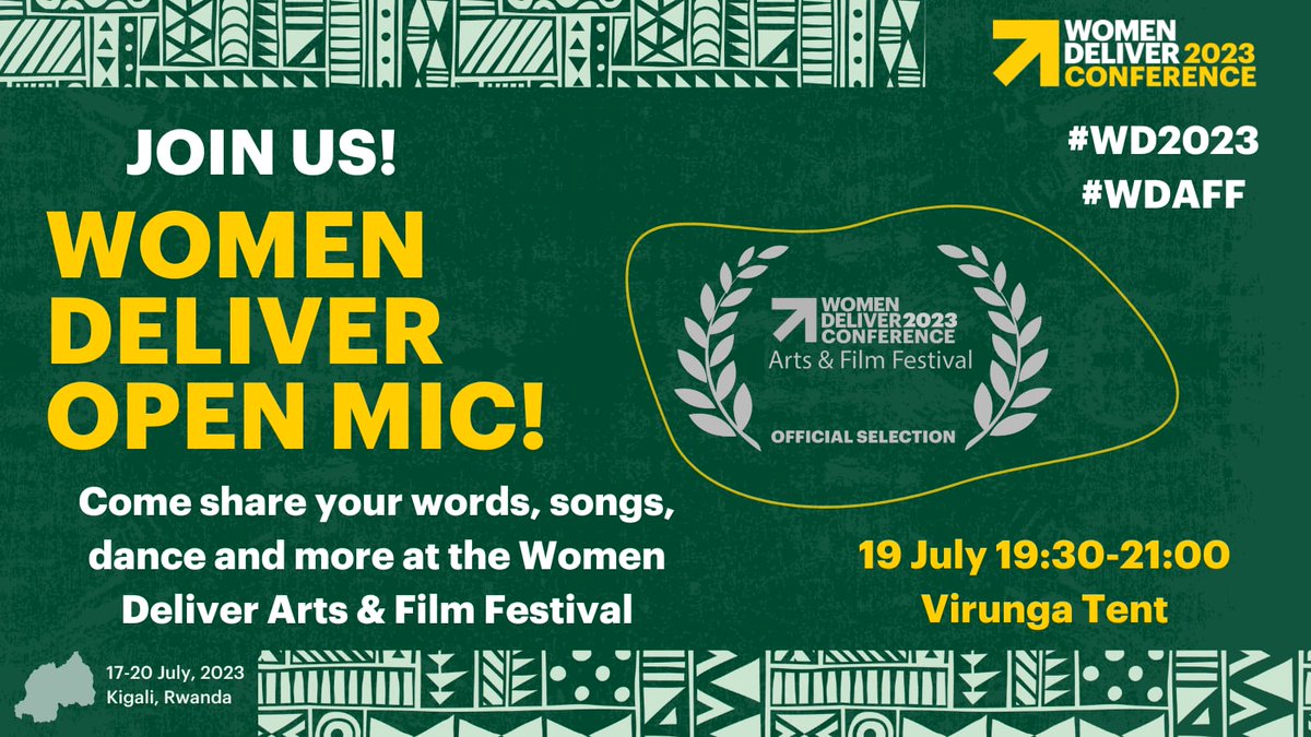 _africanlioness's tweet photo. Today is the Day! Come see the debut of #REAWAKENING at KCC Virunga Tent 1pm - 1:30pm. And later, join us at 7pm, same venue, for an open mic session where all are invited on stage! Me @regiangelou, #Klassic & @lisarussellfilm will be there repping @Create_2030! #WD2023 #WDAFF https://t.co/YEYIdwXGlu