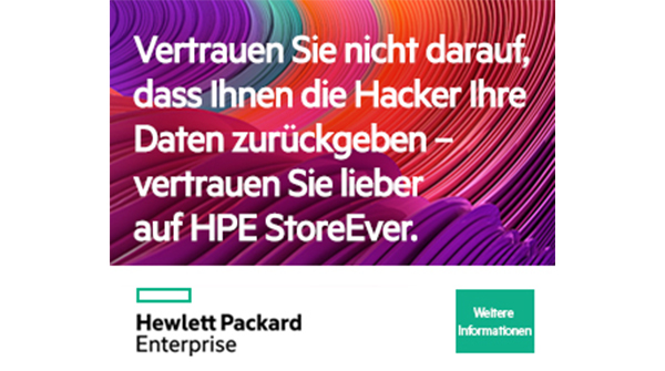 Nur 1 von 7 Unternehmen erhält nach Zahlung des Lösegelds alle Daten zurück. Schützen Sie alle Ihre Daten mit HPE StoreEver. bit.ly/44LoTVz
#hpe #storeever