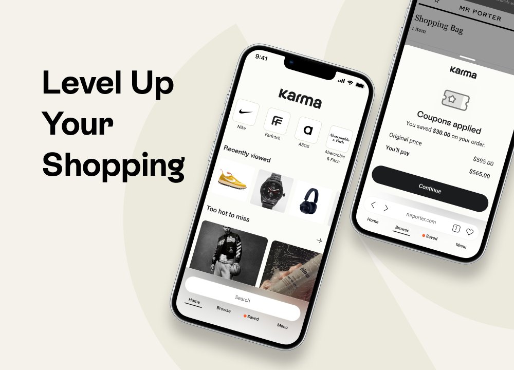 Let Karma be your shopping buddy, Guiding you toward amazing savings. Don't miss the chance to enhance your online shopping experience and embrace a new level of savvy spending🛍️