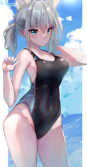 水着シロコ #ブルアカ #BlueArchive