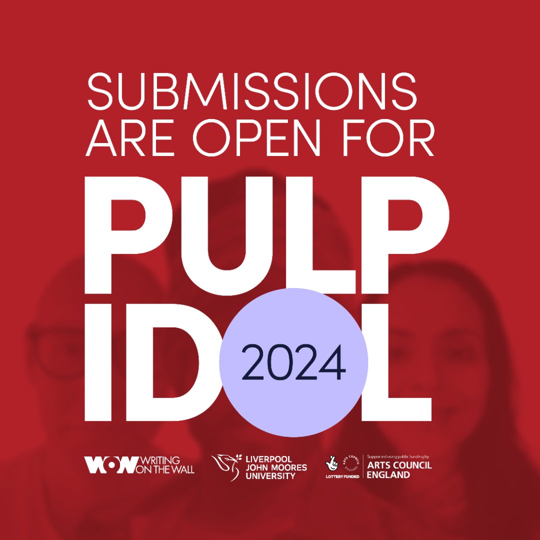 📢 Pulp Idol 2024 Submissions are OPEN! Submit your first chapter for a chance to be heard by the UK’s top literary agents, publishers and writers AND a chance to be published! 📚✍️ ⏰Deadline: 22 September 2023, midnight. 🔗APPLY tinyurl.com/3nyrn9be