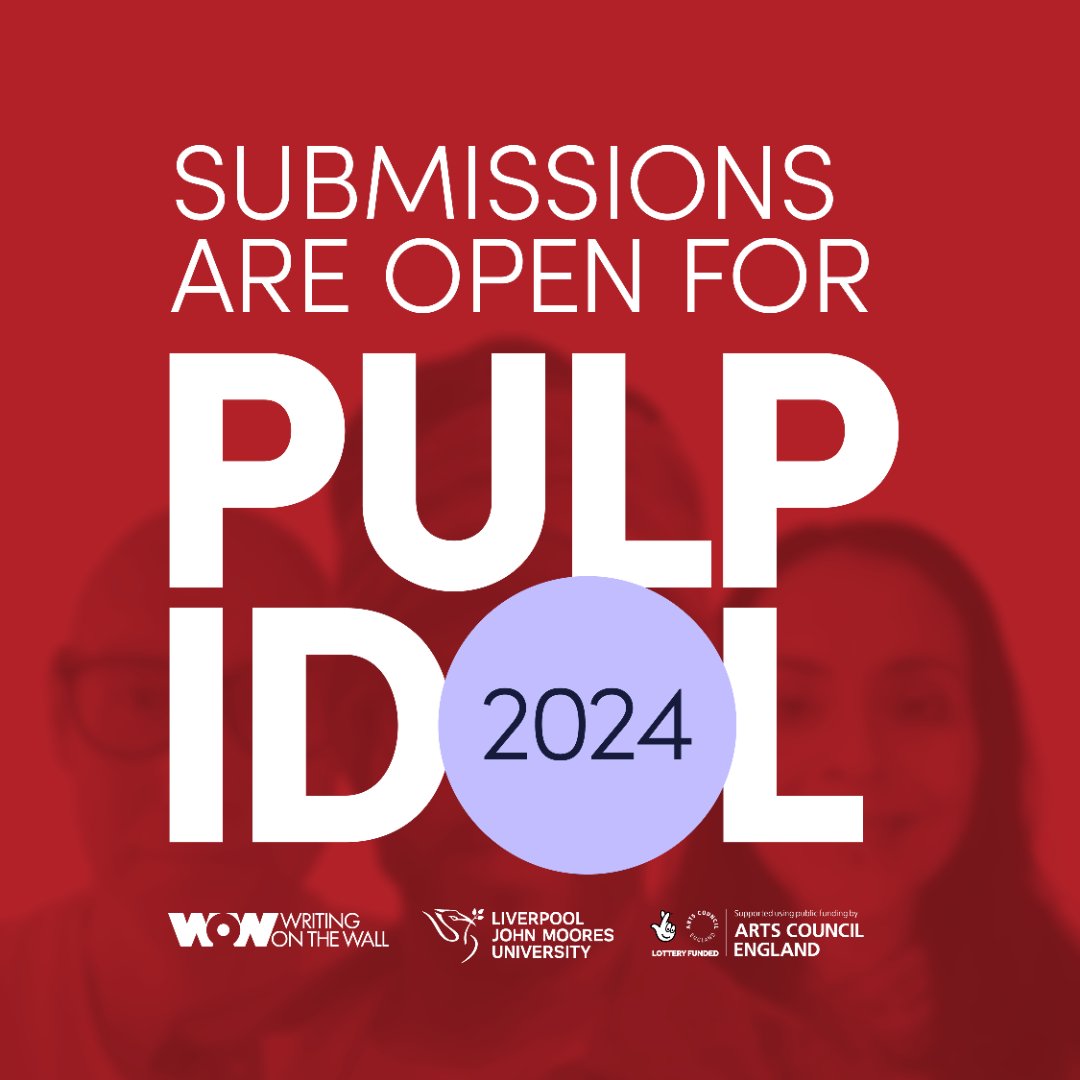 📢 Pulp Idol 2024 Submissions are OPEN!  

Submit your first chapter for a chance to be heard by the UK’s top literary agents, publishers and writers AND a chance to be published!  📚✍️

⏰Deadline: 22 September 2023, midnight. 
🔗APPLY  tinyurl.com/3nyrn9be