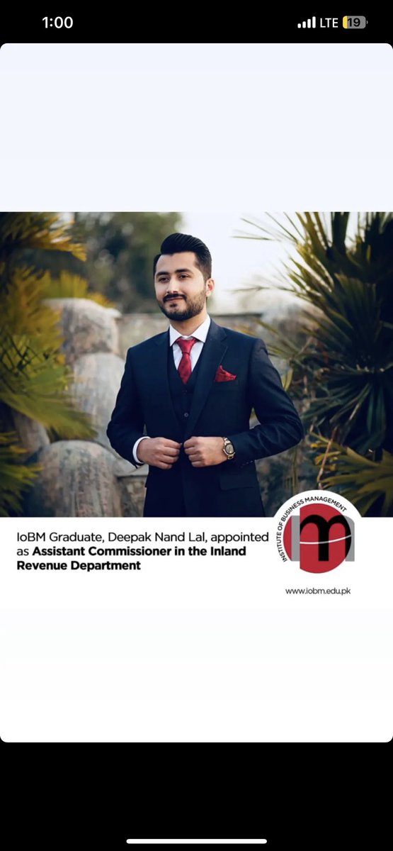 Deeepak_Lal's tweet photo. Indeed He is the best of planners!
I am grateful to my Alma Mater for recognising my achievement in the CSS-2022 exam. Undoubtedly, IoBM played an instrumental role in my academic development.
#IoBM #CSS2022 #IRS https://t.co/vWJsZrPsMU