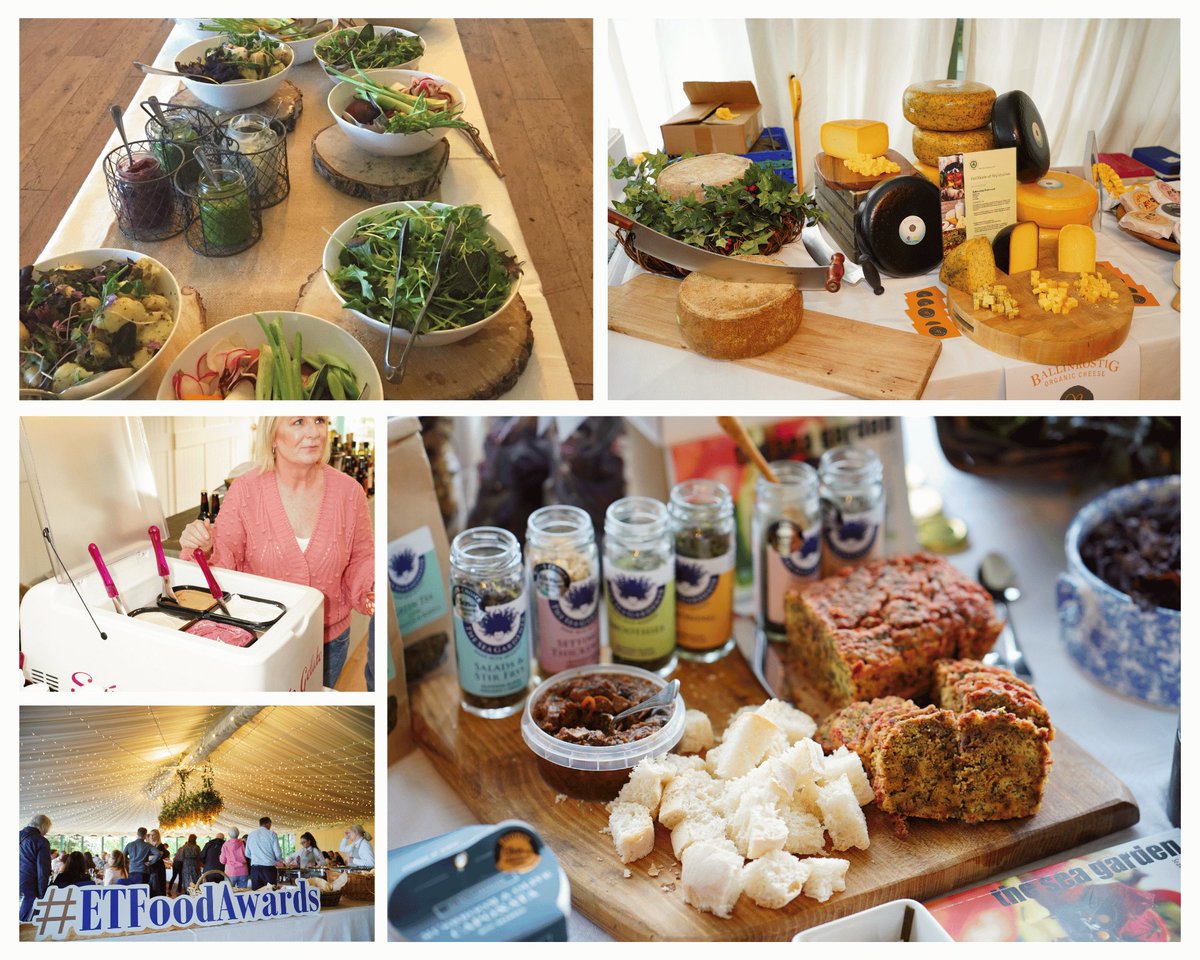 We love these images of our Producers Showcase from the 2019 Food Awards. Only 5 days until this year's Food Awards in <a href="/DunbrodyHouse/">Dunbrody House Hotel</a> &amp; we've a few tickets remaining. euro-toques.ie/event/food-awa… #chefsmeetproducers