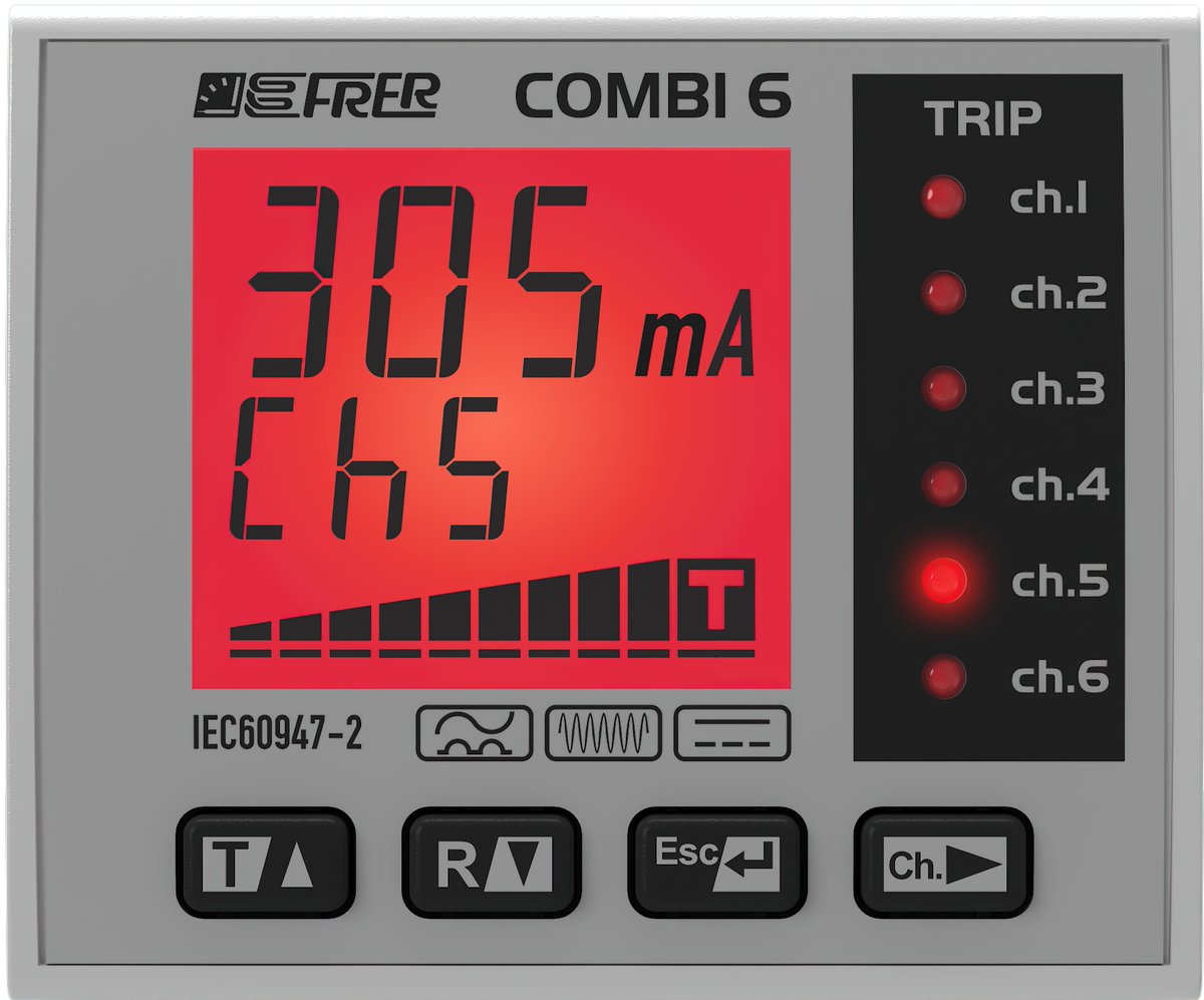 X52UX6
COMBI-6 MIXED Type A,F &amp; B ELR
The Multichannel earth leakage relays COMBI 6 have been designed for the monitoring and protection of up to 6 independent systems. Type B only - Type AF or a mixture. #EVcharging #switchboards #panels 
tvri.co.uk/frer-x52-combi…