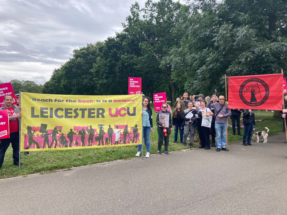 Leicester UCU tweet media