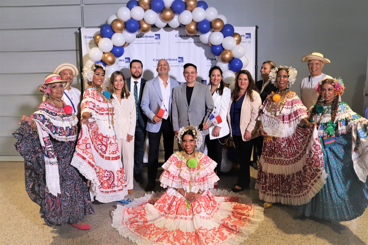 Panamaenaustin's tweet image. History made as Austin connects with Panama City through @CopaAirlines' first-ever nonstop flight! Thrilled to see #Austin join the ranks of Copa's US destinations. A day of celebration, connection, and future possibilities. Check out a recap👉 panamaenaustin.com/copa-airlines-… #ATXtoPTY