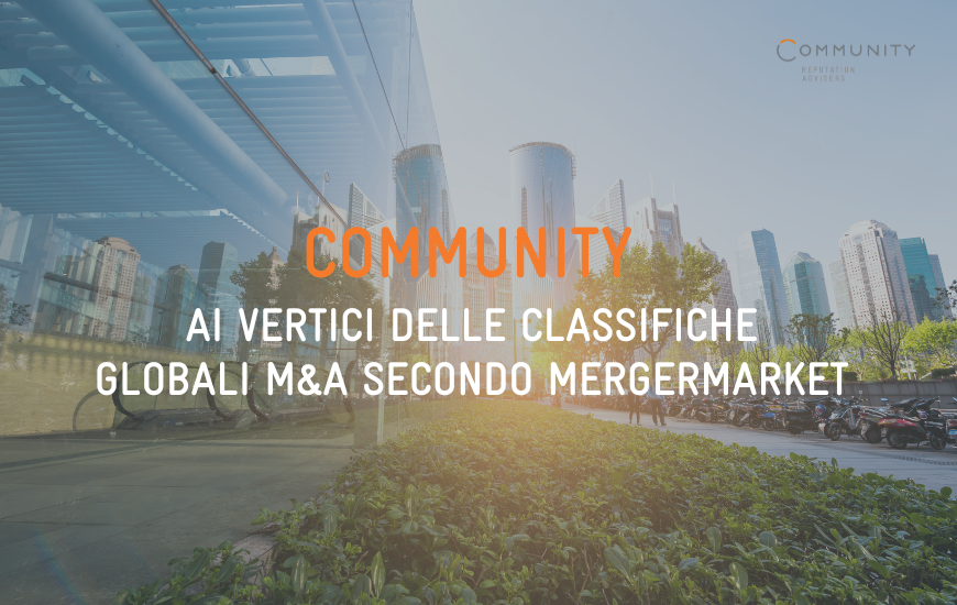 CommunityGroup_'s tweet photo. 🏅 Community ai vertici delle classifiche globali M&amp;A, 1° posto assoluto in Italia per volume e valore, 8° in Europa e 15° al mondo secondo @Mergermarket 

➡️ https://t.co/wsSya1qHI9 https://t.co/FAktE4Kzkc