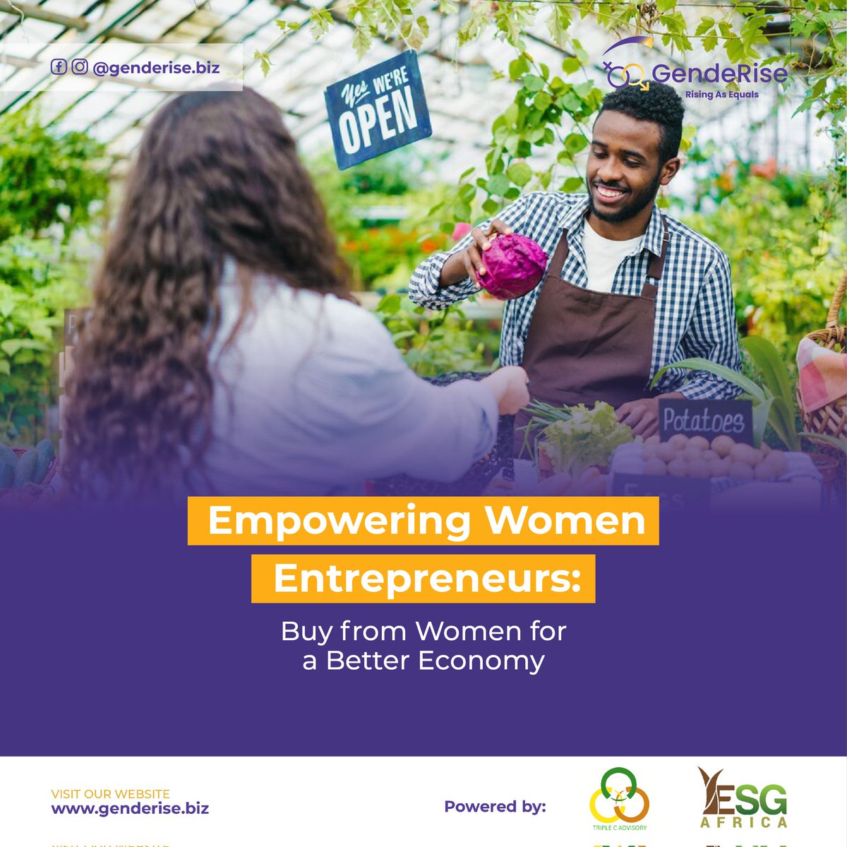 UN Women's 'Buy from Women' platform is a game-changer in advancing gender equality,emphasizing the economic power of sourcing from women-owned businesses. Genderise proudly supports this through the Buying from Women's Integration program. #BuyFromWomen  bit.ly/3JPwBFC