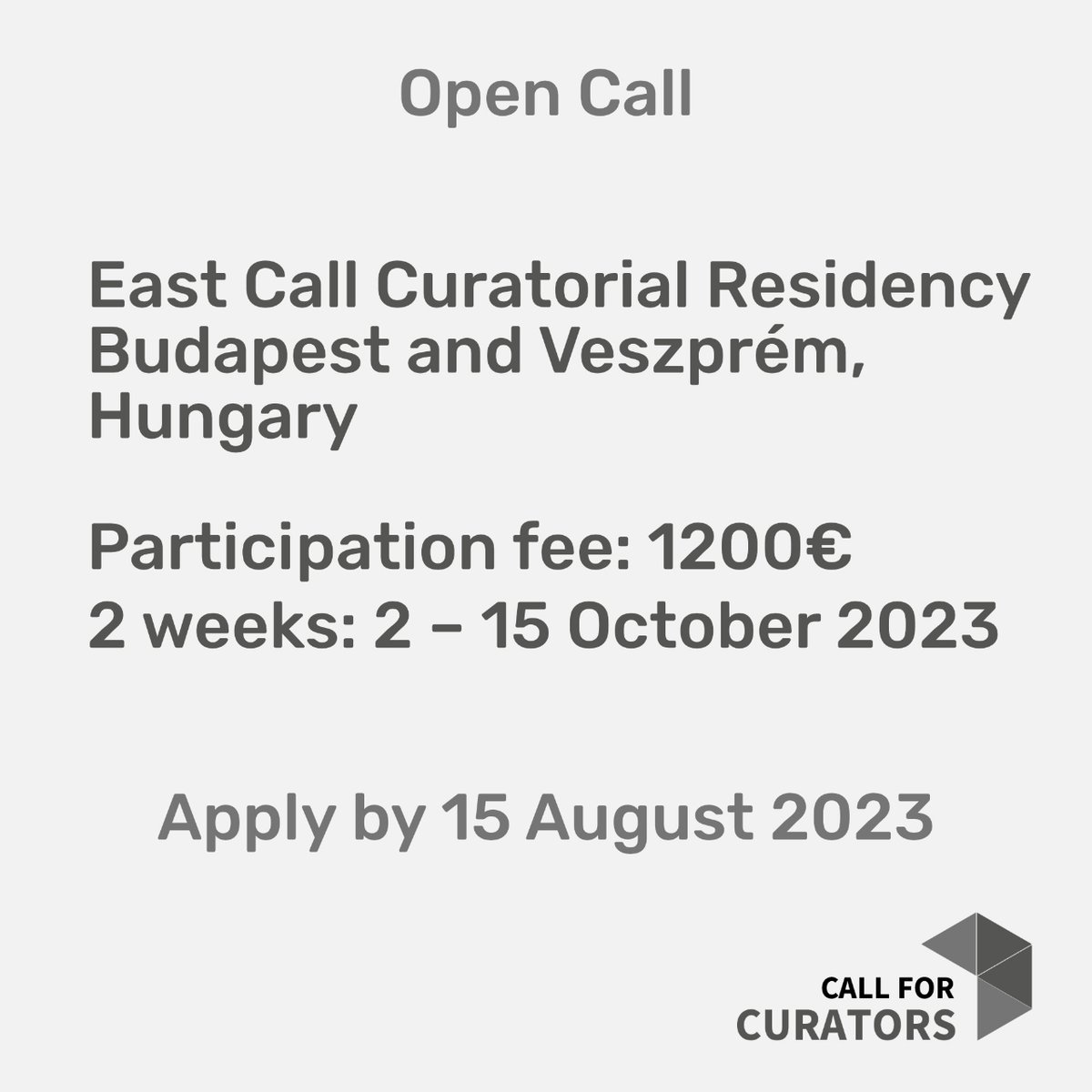 Call for Curators tweet media