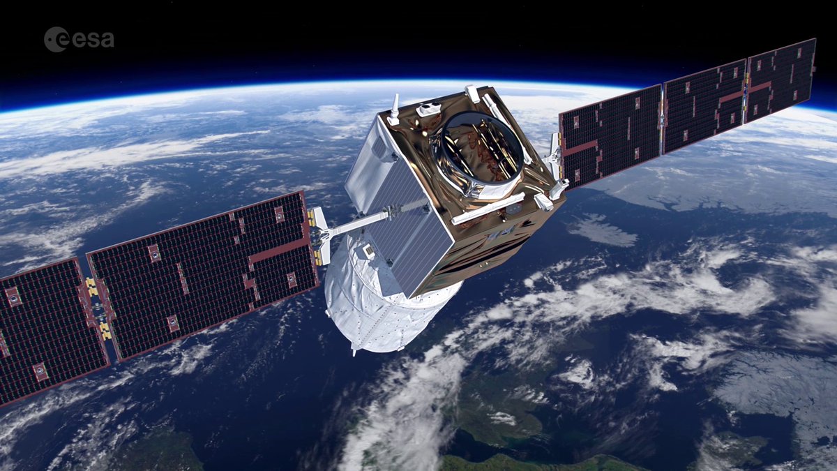 esa_aeolus's tweet photo. 🌠 Aeolus is coming home. But when and where?

🕹️ When: The reentry is scheduled for Friday 28 July, when a final command will guide Aeolus home.

🌐 Where: a long stretch of the Atlantic ocean as far away from land as possible.

👉https://t.co/Ro1IlnOUhv https://t.co/e9fVXPNCqe