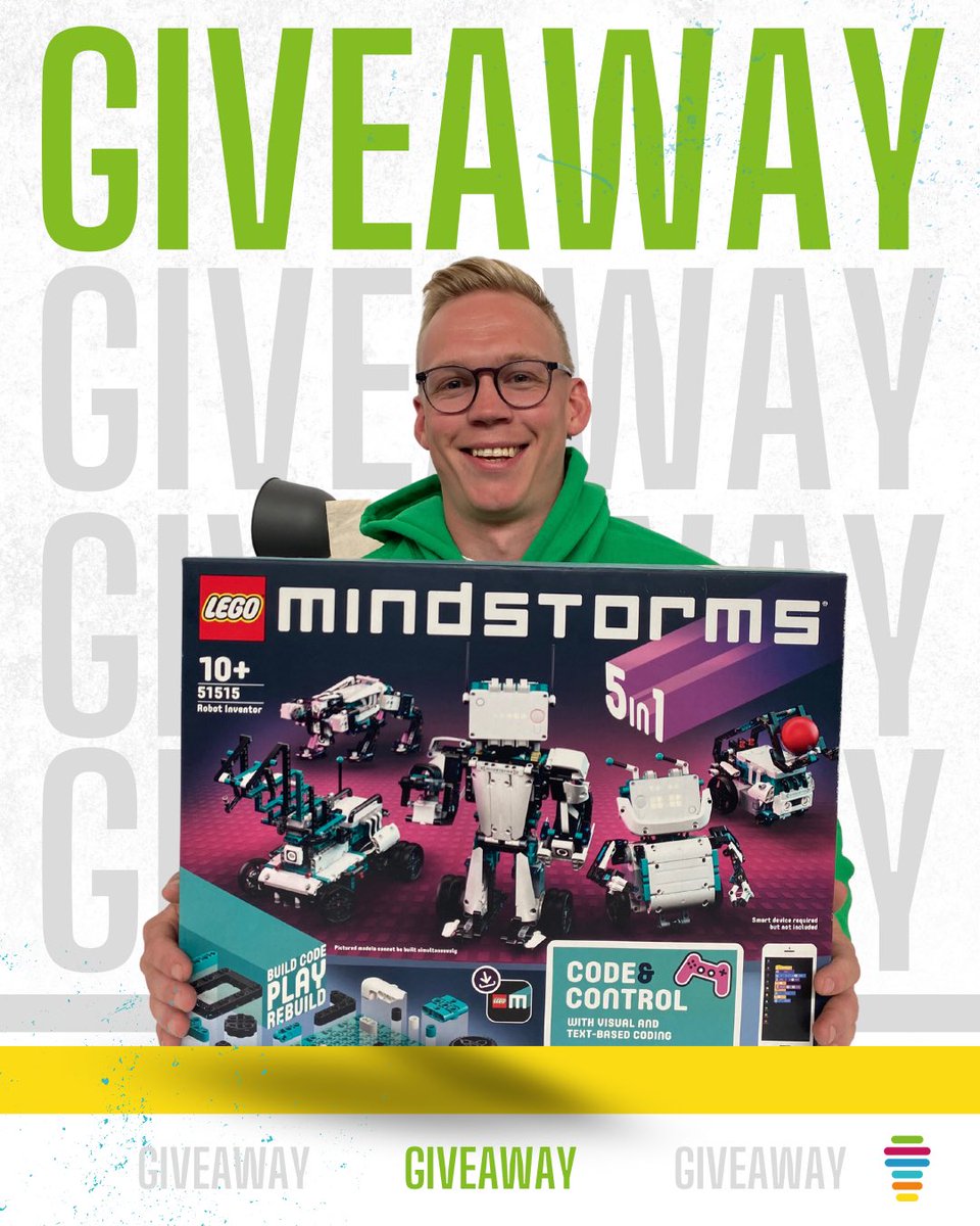 ‼️ GIVEAWAY TIME ‼️

1. LIKE
2. FOLLOW
3. TAG 2 FRIENDS

GOOD LUCK 🙌

#lego #competition #legogiveaways #giveaway #stem #prize #edu #robotics #coding #building #steam #viral