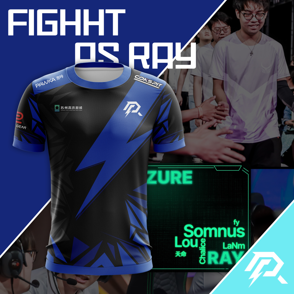 ONWEARGG's tweet image. 🔷 Introducing #AzureRay into the ONWEAR Shop. Three star players Somnus, Chalice, and fy pick up their dream and re-join the battlefield.
🛍 Shop AR jersey and mousepads exclusively at onwear.gg/ar
#DOTA2