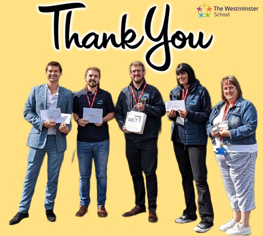 Massive thanks to <a href="/MET_Recruitment/">MET Recruitment UK</a> for donations raised through a recent charity event for Westminster Local Learners