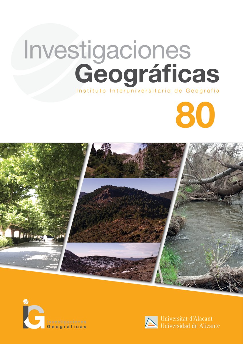 Publicado el número 80 de la Revista Investigaciones Geográficas.

👉investigacionesgeograficas.com/issue/current 

#Geografía #Geography