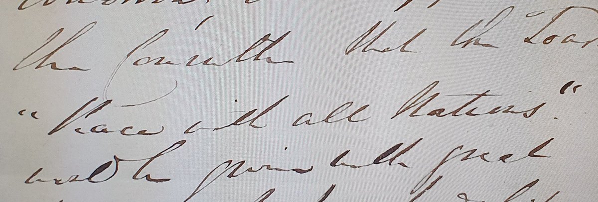Twitter transcribers 
I'm trying to work out the toast "View(?) with all Nations" 
A dinner to Lord Russell in Glasgow 11 Jan 1846
Brain teaser for your lunch break if anyone wants one.