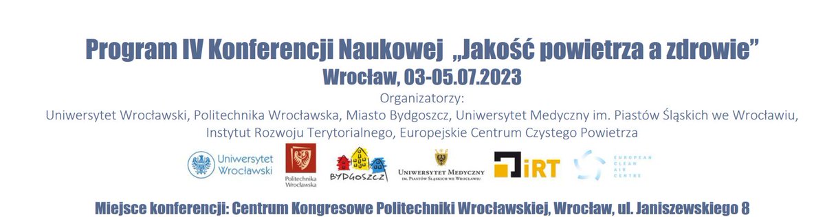 Coolspaces4LIFE's tweet photo. English:
On 03-05.07.2023 we took part in a scientific conference "Air quality, and health".
Polish:
W dniach 03-05.07.2023 wzięliśmy udział w konferencji naukowej "Jakość powietrza, a zdrowie". https://t.co/pxHClmygeY