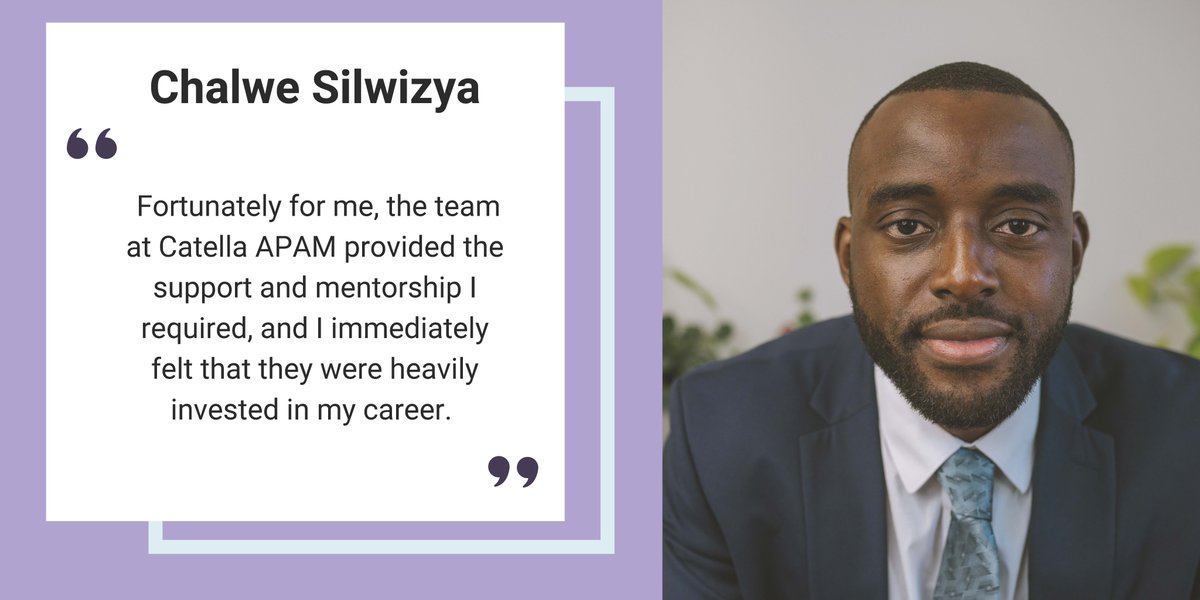 Thank you to Chalwe David Silwizya MRICS for sharing his experience on life at Catella APAM! 

Click here to read more: linkedin.com/posts/apam-ltd…