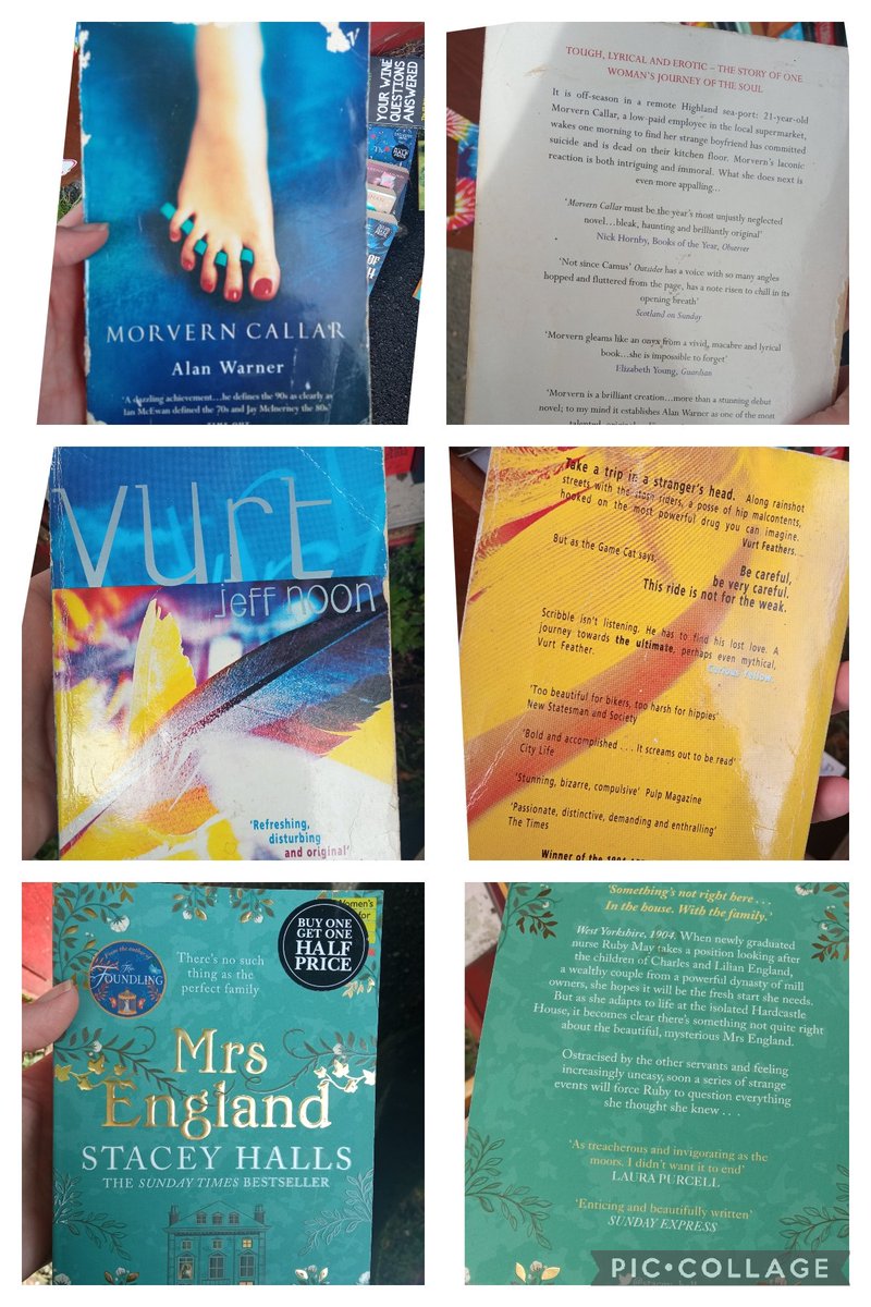 RoadLowther's tweet photo. My top picks from the library this week, entirely different genres but all excellent reads.

All in the top shelf of the red cupboard as of right now.

#lowtherlibrary #prestwich #littlelibrary #moverncallar #vurt #mrsengland https://t.co/UamuKPUKBN