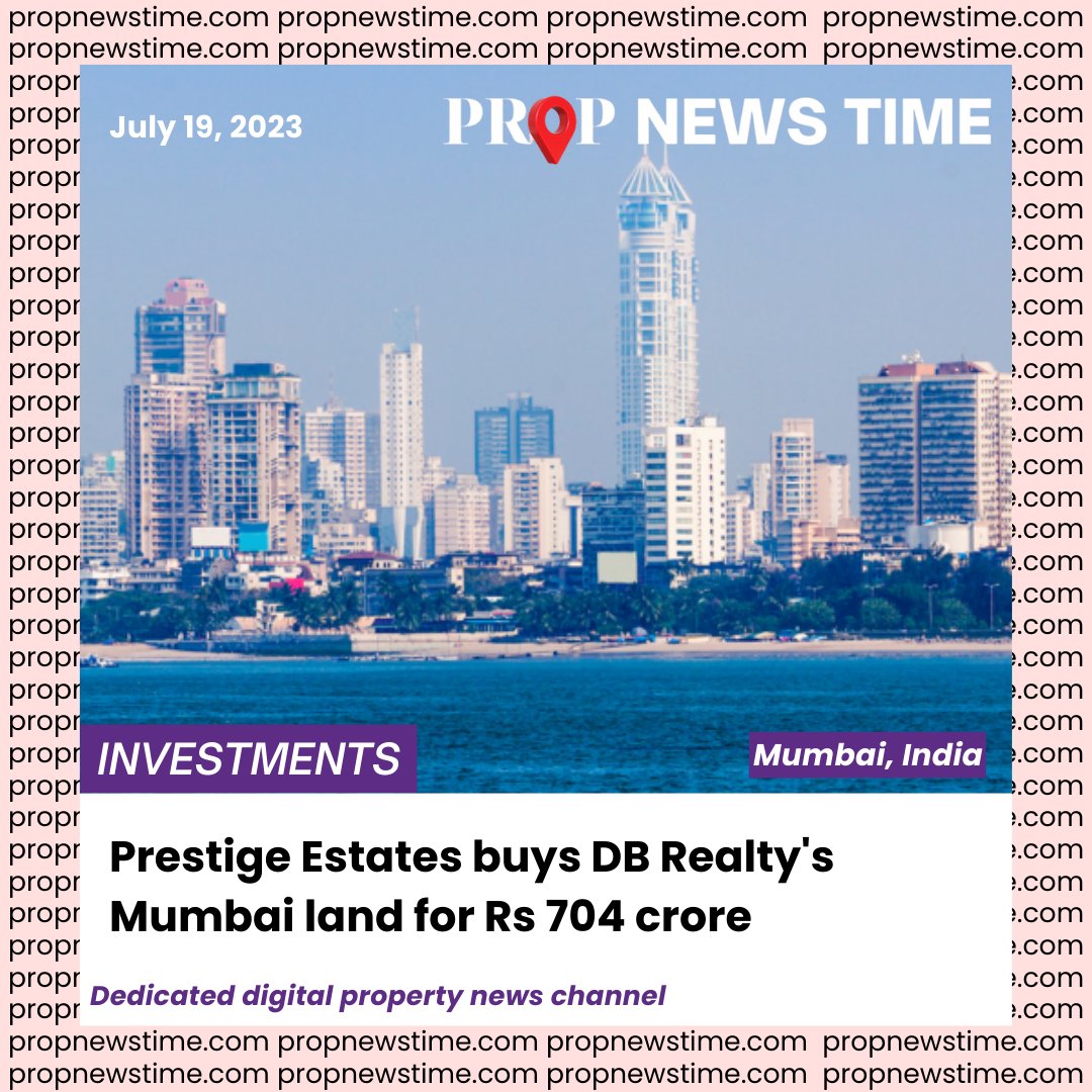 Prestige Estates Projects has acquired a prime #seafacing #landparcel in #southmumbai  for over Rs 704 crore, setting a new #benchmark  for land prices. 
propnewstime.com/getdetailsStor…
#realestate #property #realty #news #Trending #mumbai #land