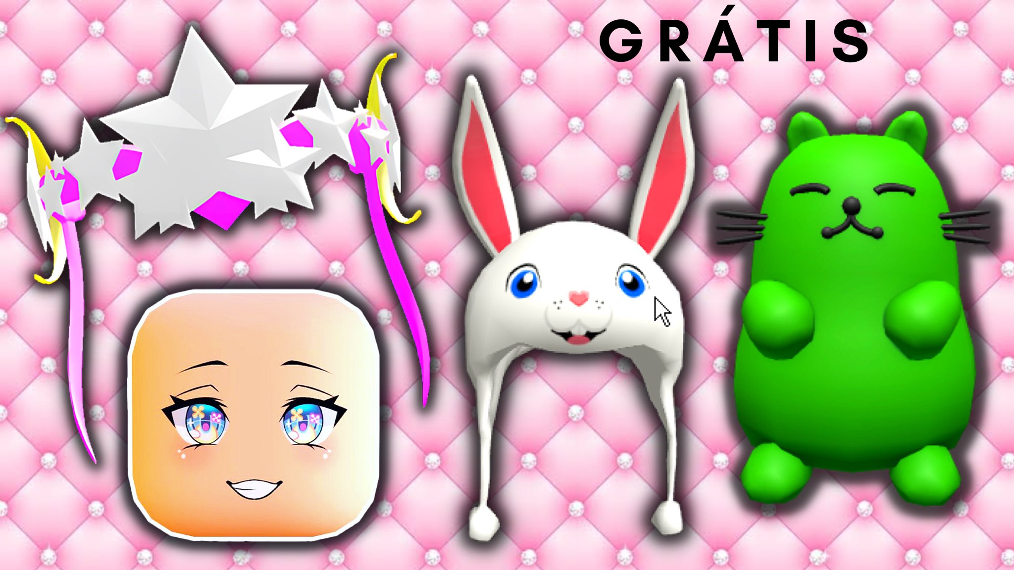 jessizada on X: 👾 COMO GANHAR +4 ITENS GRÁTIS LIMITEDS NO ROBLOX 👾  🎀Link:  🎀Discord:  #roblox  #robloxugc #robloxugcgratis #robloxugcfree #robloxfreelimited   / X