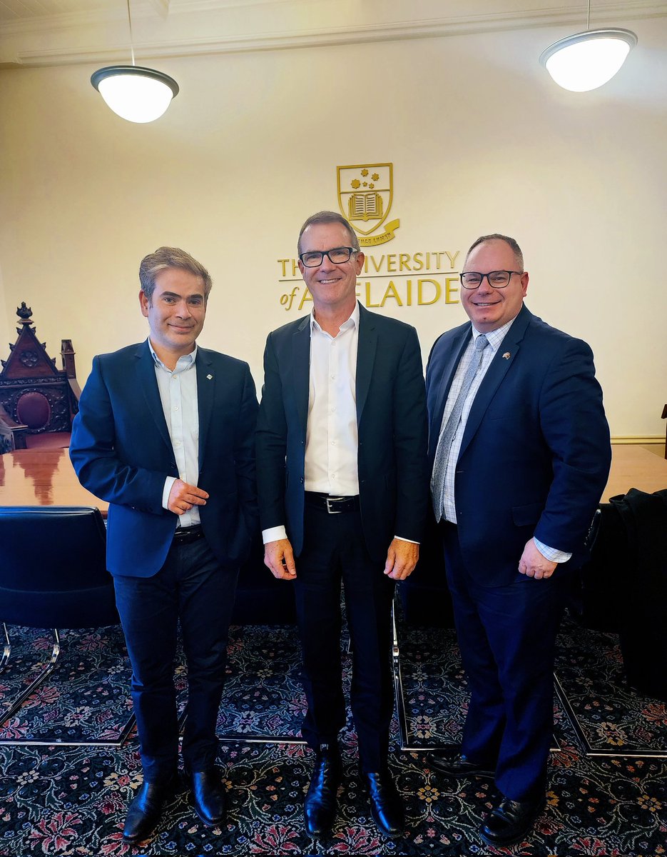 Dr Ehsan Tavakkoli (@ehsantavakkoli) on Twitter photo Had an educational discussion with <a href="/UniofAdelaide/">Uni of Adelaide</a> prominent alumnus
<a href="/JohnEScanlon/">John E. Scanlon AO</a> AO & Prof Goodsite
ProVC covering #environmentallaw #Sustainability #innovation Inspiring insights into driving positive change and creating a sustainable future. Had an educational discussion with <a href="/UniofAdelaide/">Uni of Adelaide</a> prominent alumnus
<a href="/JohnEScanlon/">John E. Scanlon AO</a> AO & Prof Goodsite
ProVC covering #environmentallaw #Sustainability #innovation Inspiring insights into driving positive change and creating a sustainable future.