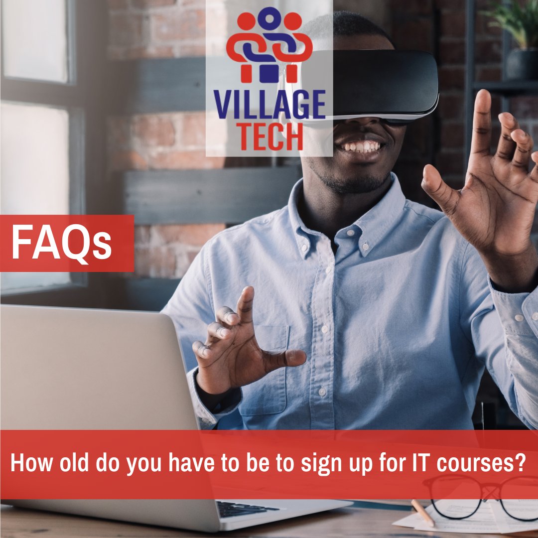 VillageTechZA's tweet image. We accept applications from 18 years of age and older. 

Browse our courses here: villagetech.co.za/category/cours…  

#BridgingTheDigitalDivide #VillageTech #WeAreVillageTech #Education #Development #UpSkill