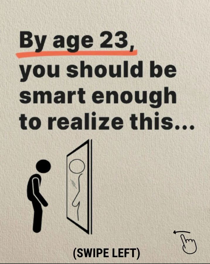 ZafarMirzoQuote's tweet photo. By age 23 you should be smart enough to realize this:

-Thread- https://t.co/hXeTzl3TN8