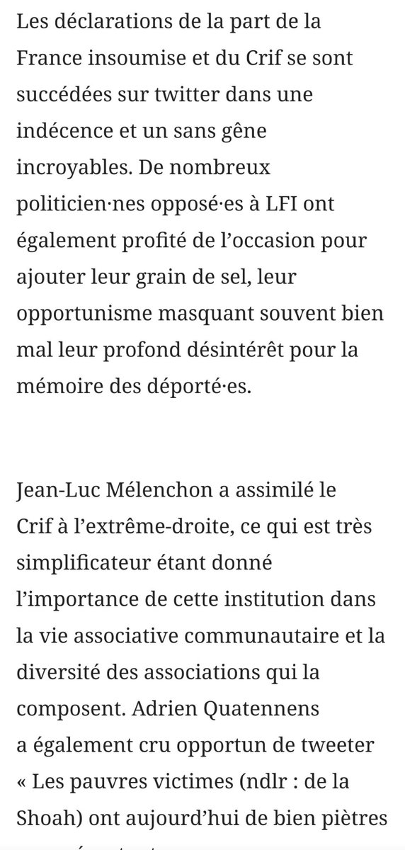 LFI / Crif : il n'y a rien qui va !
À lire ici aussi : …etjuifsrevolutionnaires.wordpress.com/2023/07/19/lfi…