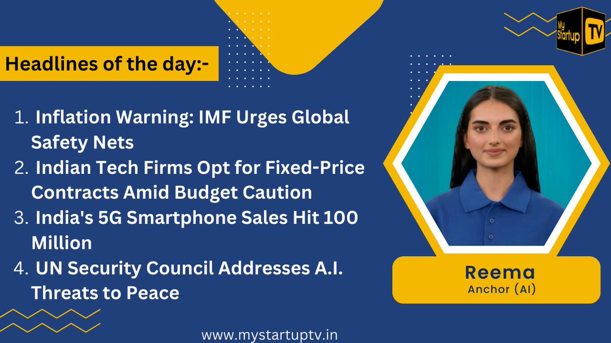 mystartuptvin's tweet image. Watch for News of the day:-
youtu.be/JhPrK1HzVpg via @YouTube 
@IMFNews #5G #Smartphones #indiantech #4G #UN #AI @antonioguterres @THubHyd @aIDEA_NAARM @majsunilshetty @mystartuptvin @AvishkaranNiper @AICALEAP @AIC_CCMB @AgHub_PJTSAU @nasscom @IITHyderabad