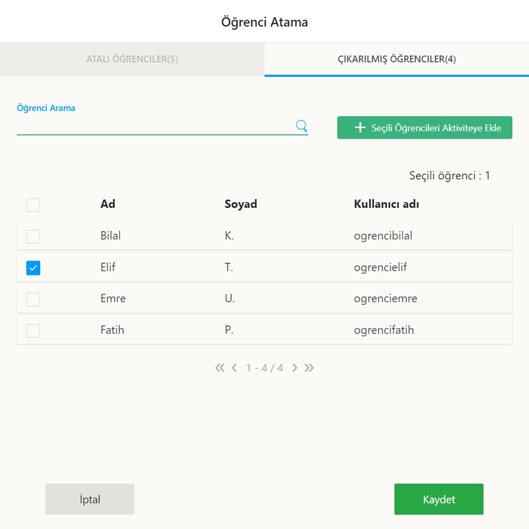 Kampüs365 - Kişilere Özel Ödev Aktivitesi
kampus365.com/post/kampus365…

Makalenin Tamamı İçin Kampüs365 Sitesi Haberler Sayfasını Ziyaret Edin.

#Kampüs365 #Webinar #Sınıf365 #SanalSınıf #virtualclassroom #EEğitim #EÖğrenme #ELearning #ELearn #EDers #UzaktanEğitim #onlineöğrenme