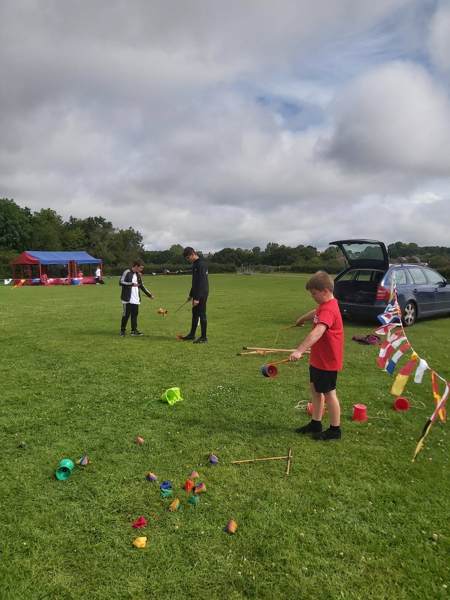 Wonderful to see all the young people enjoying themselves at the School Games physical literacy event today, where they are all taking part in archery, trampolining, circus skills, dance, and a huge inflatable obstacle course. Great to have <a href="/jackrutter2/">Jack Rutter</a> with us too!
