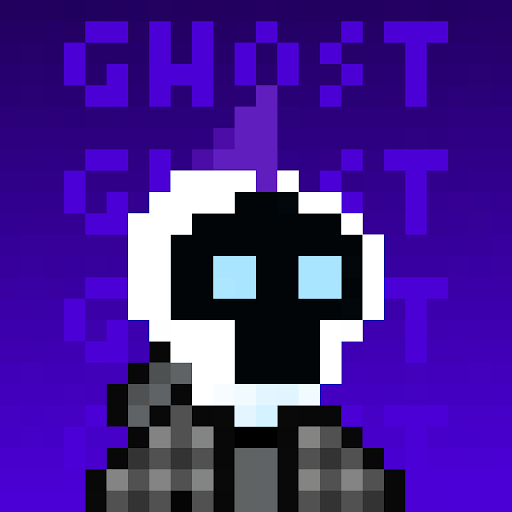 crypto_lucio's tweet photo. Good morning, 

New upgraded @GhostKidDAO art!  Got a purple GHOST background.. https://t.co/7k6jhtqLPN
