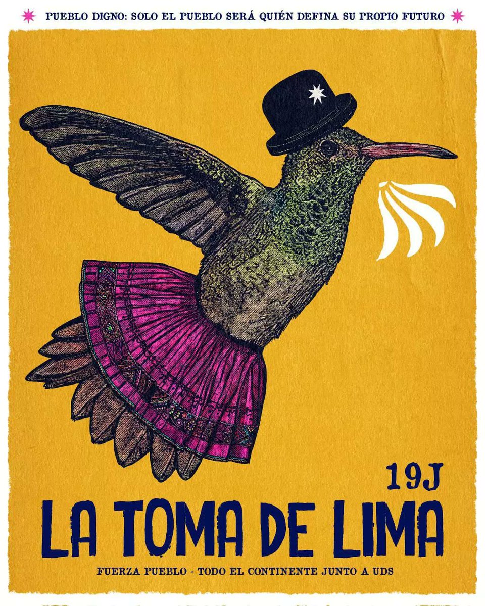 #TomaDeLima
Desde el arte también se lucha. Hermosas gráficas de 
@xilotropico_ ,  en solidaridad al pueblo movilizado en el Perú. 

#PeruEnDictadura 
#fueradinaasesina 
#justiciaparalasvictimas