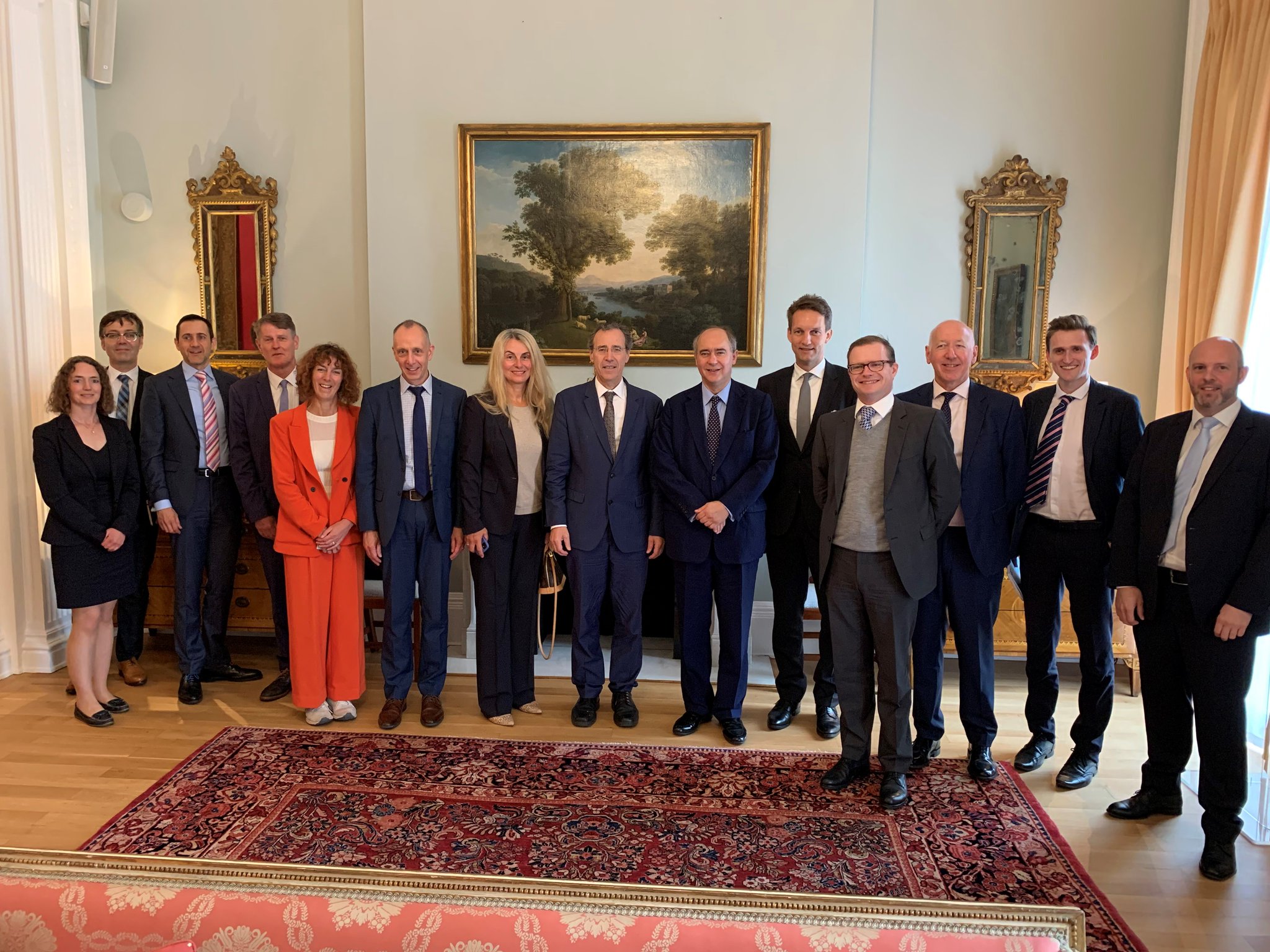 Miguel Berger on Twitter "Roundtable with German companies and Minister Lord Johnson