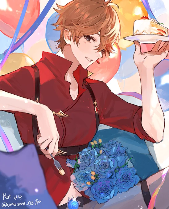 #タルタリヤ生誕祭2023 #GenshinImpact  来年こそは力を込めて祝います( ; ; )おめでとう