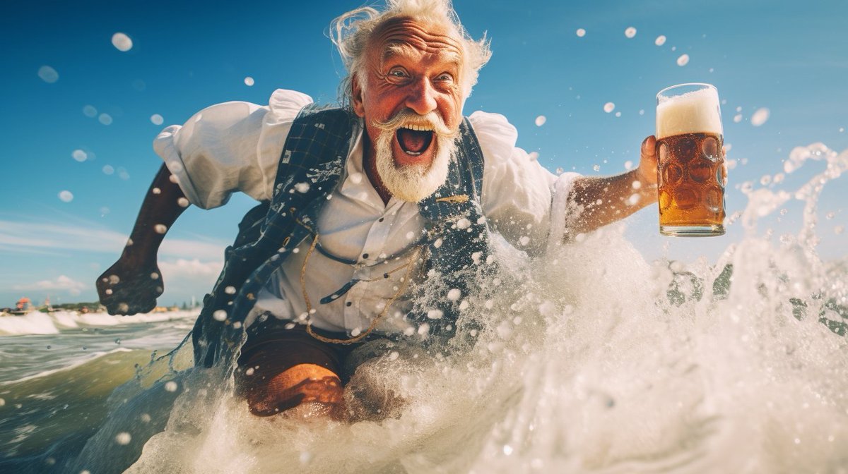 surftownMUC's tweet photo. #Bayern mag bekannt sein für Bier und Brezeln, aber wir fügen der Liste bald #Surfen in #Surftown hinzu. Das ist das, was wir "traditionelle boarische Wossorsportort'n" nennen! 🍺🥨🌊 #SurfInBavaria #MeerSanMeer #SurftownMUC https://t.co/QSuCFkHzwD