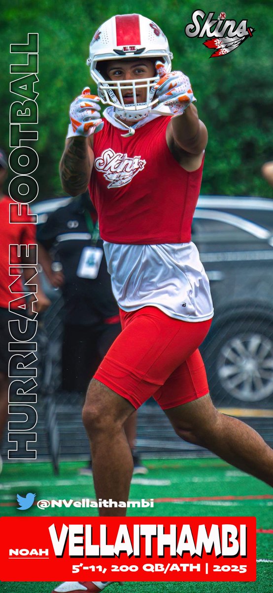 RedskinsFTBL's tweet photo. Today’s #WallpaperWednesday is 2025 QB/ATH @NVellaithambi 
#RollTribe #wvprepfb https://t.co/9T86zTzUUq