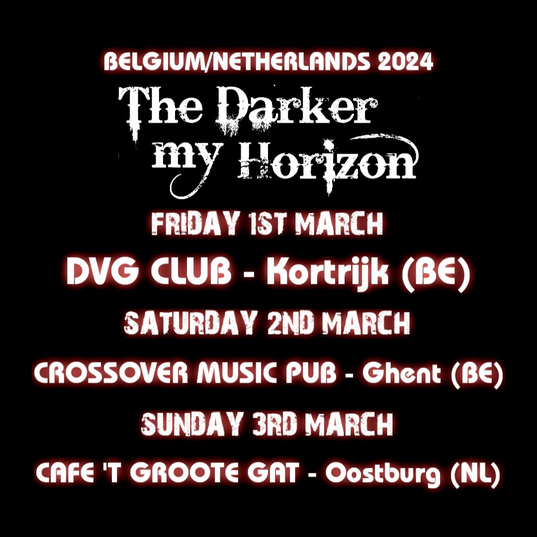 darkerhorizonuk's tweet photo. We are absolutely delighted to be heading back to see some of our awesome friends on the continent in 2024. #TDmHfamily #SupportLiveMusic #WhenTwoWorldsCollide https://t.co/tfMGwo2zYH