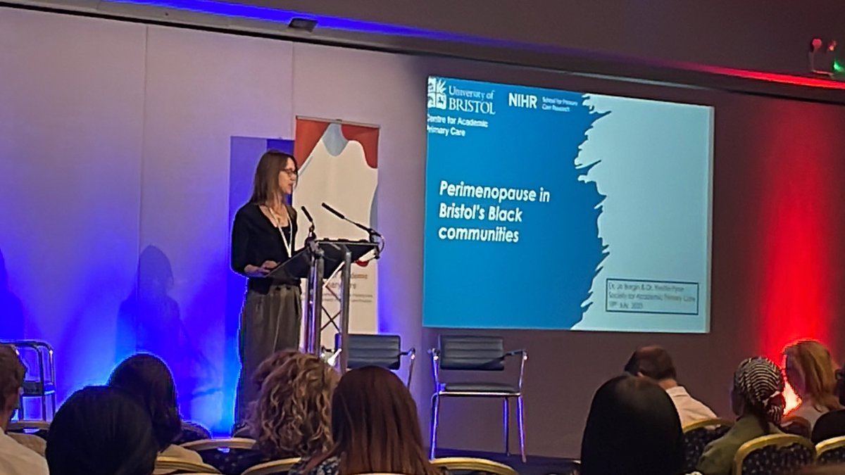 Dr_PJEdwards's tweet image. .@capcbristol’s @JoBurgin3 presenting on perimenopause in Bristol’s black communities #SAPCASM