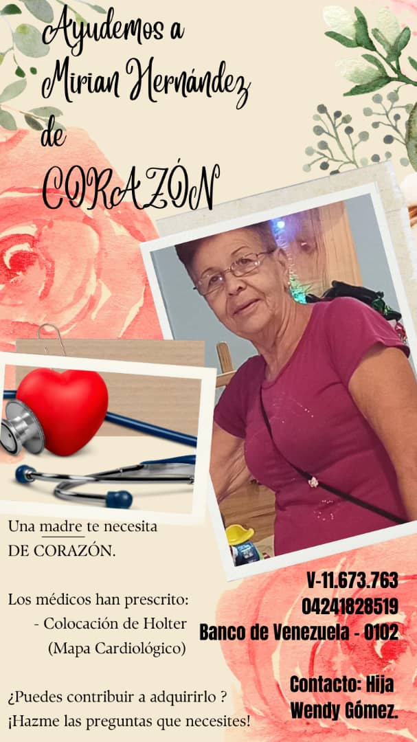 cotufin's tweet photo. Servicio Social 🆘️🆘️🆘️
la Sra. Mirian Hernández, requiere con carácter de urgencia un Holster ❤ y no cuenta con lo recursos necesarios para adquirirlo, a quién pueda donarlo o sumar un 1$ para su adquisición. Favor RT. Gracias y bendiciones 🙏 https://t.co/H5jpvQELXc
