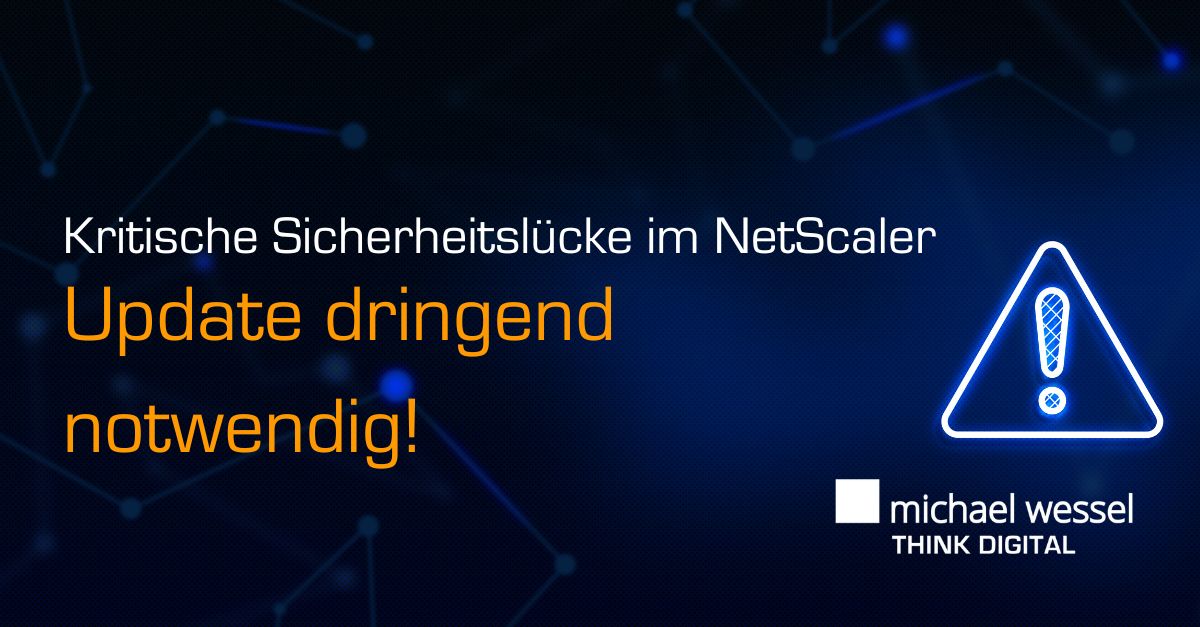 michael_wessel's tweet photo. 📢 Kritische Sicherheitslücken im #NetScaler: Mehrere Schwachstellen werden im #Citrix Bulletin beschrieben, wir haben die wichtigsten Informationen für Sie zusammengefasst:
️https://t.co/quYXyqypa1

#cve20233519 #cve20233466 #cve20233467 https://t.co/SuZBbZxnzb