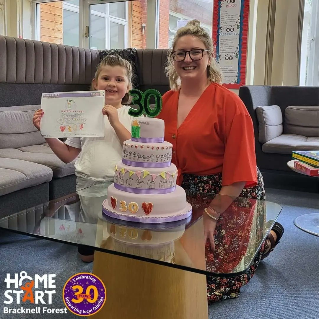 homestartbrack's tweet photo. Baking wizard, Lynn, brought to life 7 year old Fae's winning masterpiece from our competition to design our 30th Anniversary cake, taking center stage at our AGM.
Bravo Fae, and heartfelt thanks to Lynn for bringing Fae's design to life in the sweetest way possible!
#homestartuk https://t.co/FfFqTdnEJu